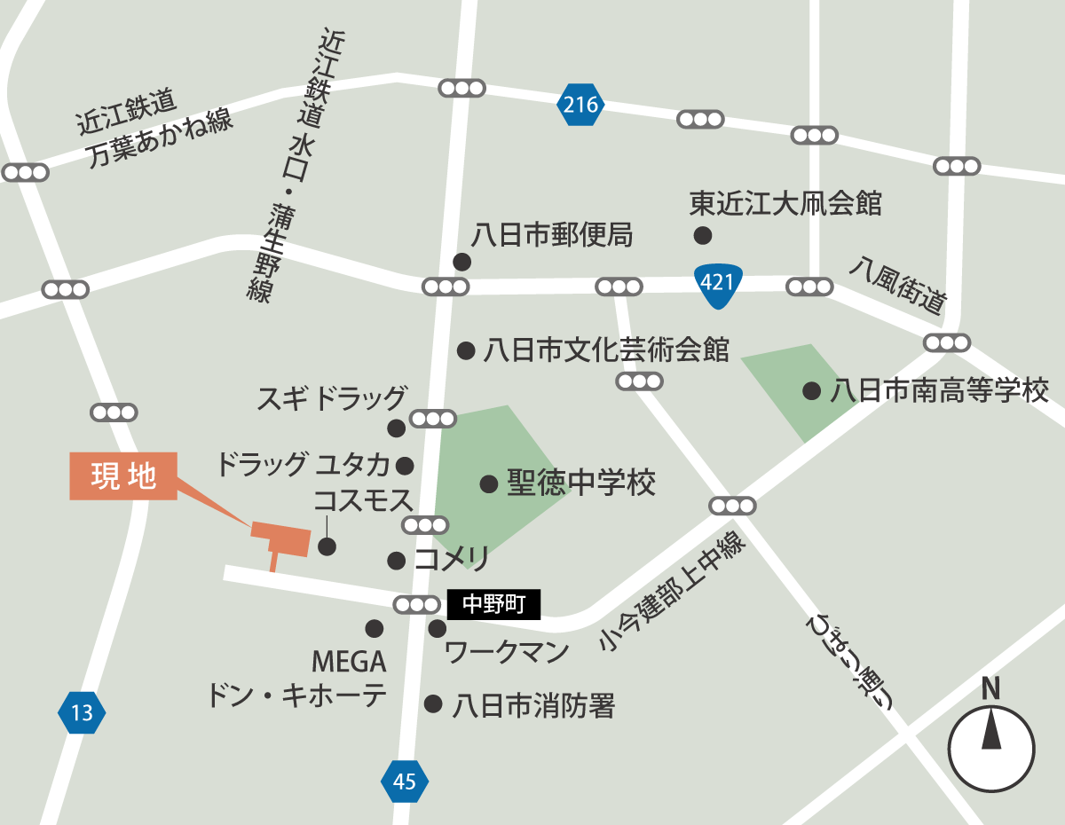 創建築工房分譲地MAP